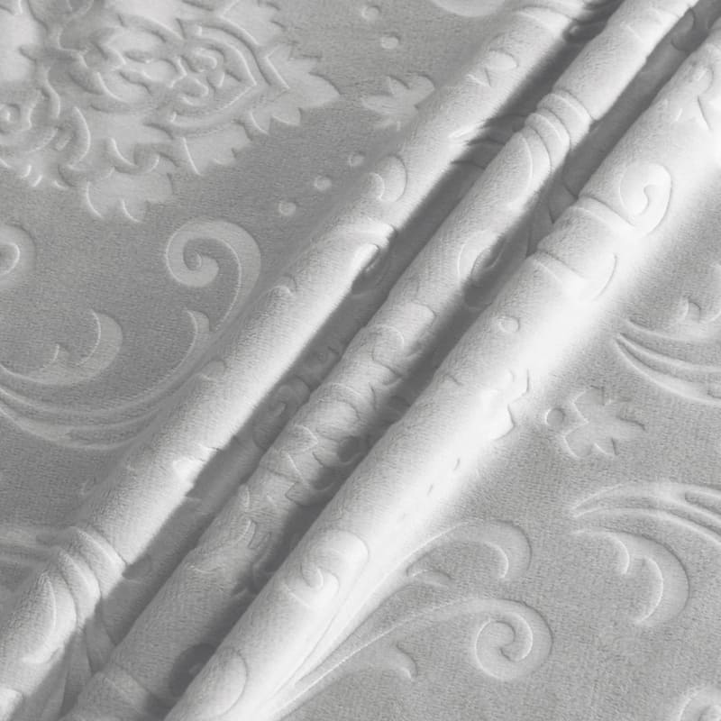 Fodera Per Sedia In Velluto Grigio Lily